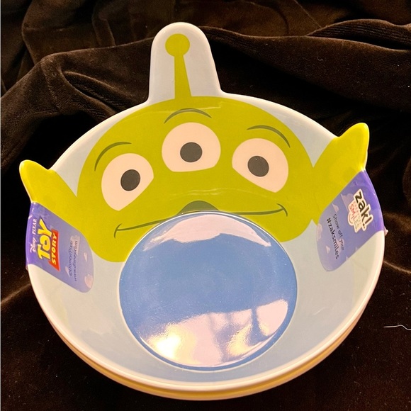 Zak! Set of 2 Toy Story Alien Bowls New with Tags Woody Disney Disneyana Pixar - Picture 5 of 13
